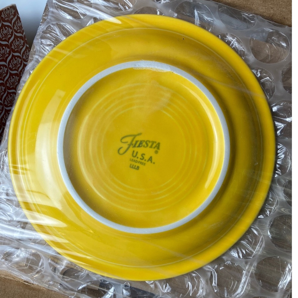 Fiesta Bread and Butter Plate‎ 6" Sunflower Yellow New Ceramic Dinnerware
